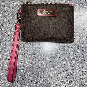 Michael Kors logo coin purse